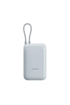 Xiaomi Power Bank Entegre Kablo 10000mAh 22.5W BHR9073GL - Buz Mavisi