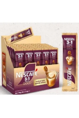 Nescafe 3Ü1 ARADA GOLD YOĞUN İÇİM 40 X 17,5 GR
