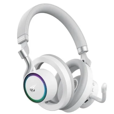Havit Fuxi-H8 Gaming Oyuncu Mikrofonlu Kulak Üstü Kulaklık Beyaz