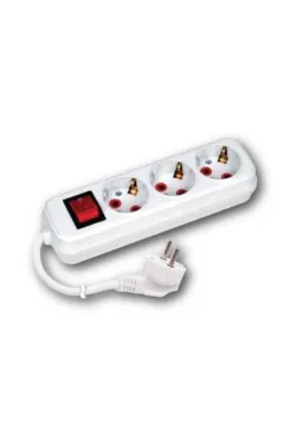 Horoz Elektrik 3lü 5 Metre Kablolu Anahtarlı Grup Priz Topraklı Uzatma Kablosu