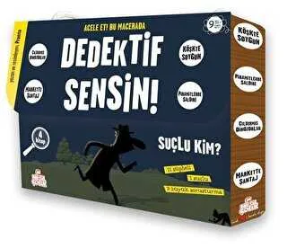 Dedektif Sensin 4 Kitap Takım