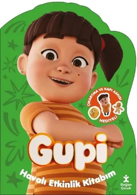 Gupi - Havalı Etkinlik Kitabım - Çıkartma ve Kapı Askısı Hediyeli