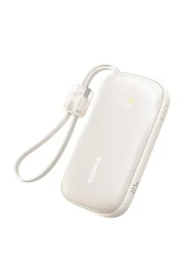 Baseus EnerFill FC21 QPow3 Ultra Dijital Göstergeli Powerbank 10.000 mAh 22.5W -Titanyum