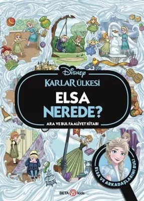 Disney Karlar Ülkesi Elsa Nerede? Ara ve Bul Faaliyet Kitabı