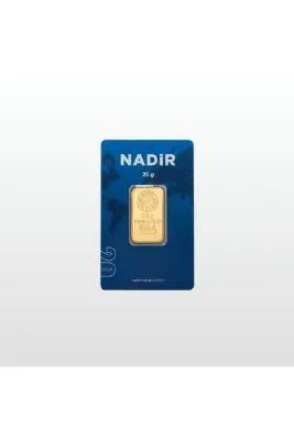 NADİR AltınDenizi 20 Gram Altın 0.995 (24 Ayar) Külçe Altın