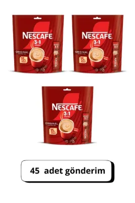 Nescafe 3'ü 1 Arada 45 X 17,5 gr