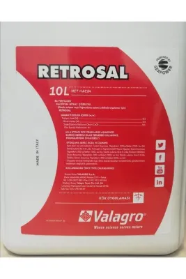 Valagro - Retrosal Kalsiyum Nitrat Çözeltisi- Tuz Giderici Gübre 10 Lt