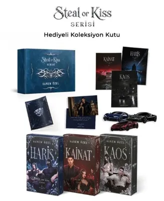 Steal or Kiss Serisi Kenar Boyamalı Seti - 3 Kitap Takım - Kutulu
