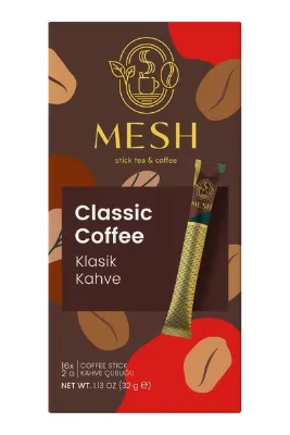 Mesh Stick Klasik Hazır Kahve 16'lı