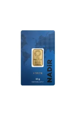 NADİR 10 gr 24 Ayar 995 Milyem NadirGold Gram Altın