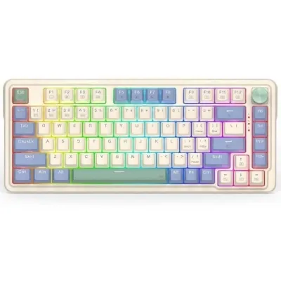 Redragon Ucal K673 Pro Beyaz RGB 75 TKL Red Switch Kablolu/Kablosuz Mekanik Oyuncu Klavyesi