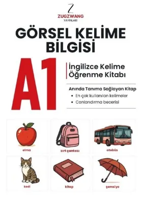 A1 Görsel Kelime Bilgisi - İngilizce Kelime Öğrenme Kitabı
