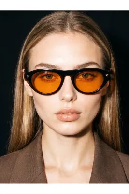 Bilge Karga Marbling Black Orange Sirkadiyen Denge Gözlüğü
