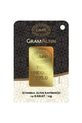 ALTIN MARKET KUYUMCULUK 24 Ayar 10 Gram Altın Külçe