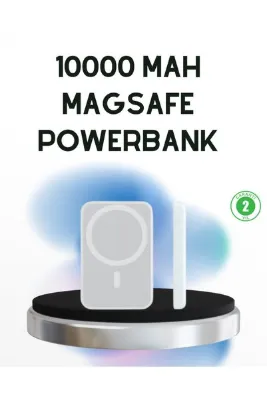 Kablosuz MagSafe Powerbank – Kablosuz Şarj Olan Tüm Telefonlarla Uyumlu 10000 mAh