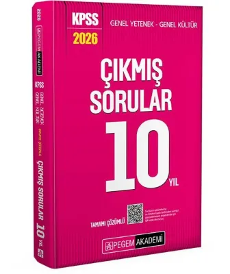 2026 KPSS Genel Yetenek Genel Kültür Tamamı Çözümlü Çıkmış Sorular 10 Yıl