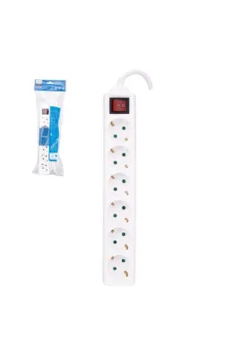 Philips Sps1060a/51 2m Tam Bakır Kablolu Altılı Çocuk Korumalı Beyaz Priz Çoklayıcı