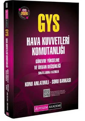 2026 GYS Hava Kuvvetleri Komutanlığı Görevde Yükselme Sınavlarına Hazırlık Konu Anlatımlı Soru Banka