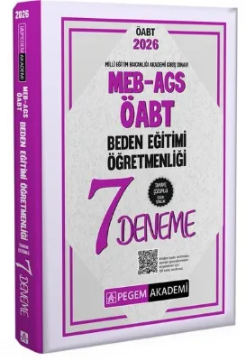 2026 MEB AGS ÖABT Beden Eğitimi Öğretmenliği Tamamı Çözümlü 7 Deneme