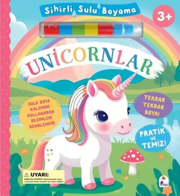 Unicornlar - Sihirli Sulu Boyama