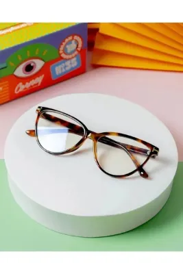 Blue Kadın Cateye Mavi Işık Filtreli Ekran Gözlüğü Optik Uyumlu Camları Değişebilir