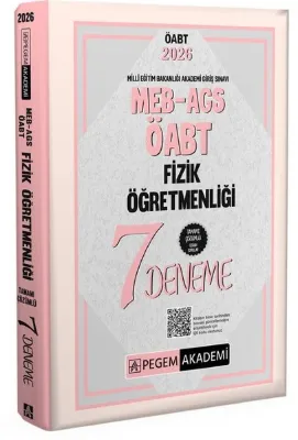 2026 MEB AGS ÖABT Fizik Öğretmenliği Tamamı Çözümlü 7 Deneme