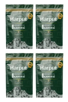 Tarihi Harput 1516 Tarihi Harput Menengiç Kahvesi 4x 200 gr | Doğal Ve Kafeinsiz | Glutensiz & Katkısız Hediyelik Paket