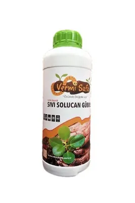 Vermisafa Organik Konsantre Sıvı Solucan Gübresi 1 Lt. Bitkileriniz Için Besleyici, Güçlü, Etkili...