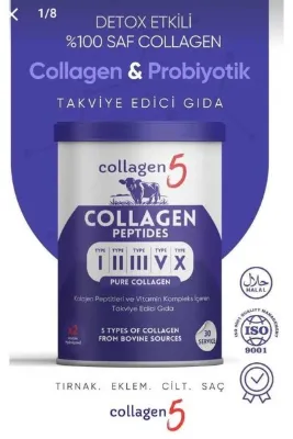 AKTARIM Collagen Peptıdes Tip 1-5 Detox Etkili