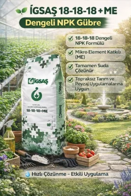 İGSAŞ Varioagro Neofert 18-18-18+me NPK Gübre 25 kg