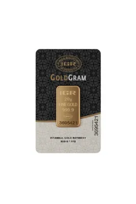 İGR 20 gr 999.9 IAR Gram Külçe Altın