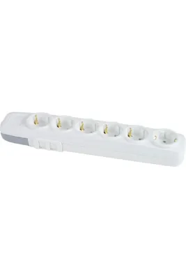 HİVA HV4360.1 – 6’lı Klemensli Topraklı Grup Priz (3×1mm²)