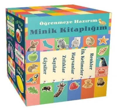 Minik Kitaplığım - Öğrenmeye Hazırım Seti - 6 Kitap Takım Kutulu
