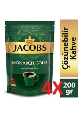 Jacobs Monarch Gold Kahve 800gr (200 Gr X 4) Ekonomik Paket
