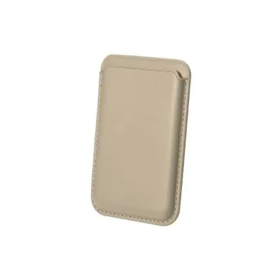 Bix TMW1 Magsafe Premium Manyetik Deri Cüzdan Gold