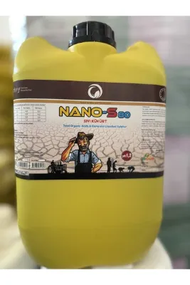 Nano Orgüb NANO-S80 Elemental Sıvı Kükürt içerikli Gübre – Toprak Dezenfektanı ve Düzenleyici | 20 Litre