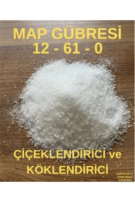 Saglam Tarım Çiçeklendirici ve Köklendirici Gübre, Map Gübresi (12.61.0) 1 Kg.