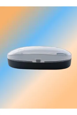 Safari Gri Gövde Şeffaf Kapak Güneş Gözlük Kılıfı Koruma ve Şıklık Bir Arada