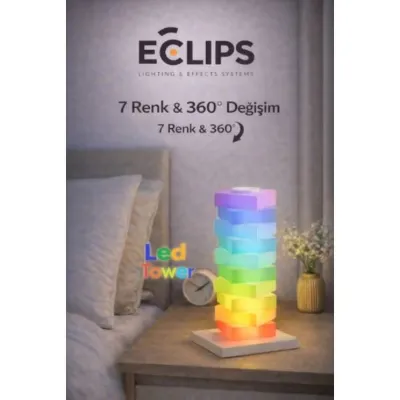 Eclıps Ledli Işıklı Masa Aydınlatması