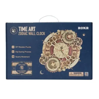 Rokr Zodiac Wall Clock Hareketli 3D Yapboz LC601