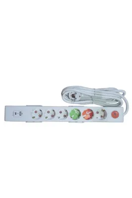 Mutlusan Ri-Tech Altılı Usb+Tytpe-C Grup Priz Ç.K 3 MT 0011756501020300