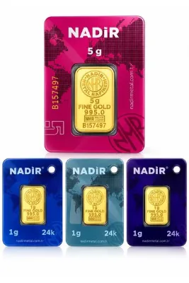 Tuğrul Kuyumculuk Nadir Gold 8 Gram (5+3) Külçe Gram Altın 24 Ayar