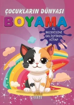 Sevimli Kediler - Çocukların Dünyası Boyama Kitabı 10