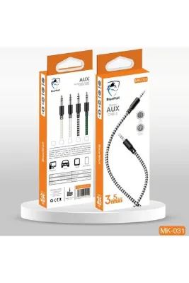 NW NessiWorld 3.5mm Jack Hasır Aux Kablo BlueWolf MK-031