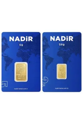 Tuğrul Kuyumculuk Nadir Gold 7,5 Gram (5+2,5) Külçe Gram Altın 24 Ayar