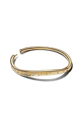 Pandora Doğal Şekilli Taş Detaylı Bangle Bileklik