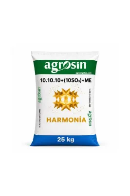 Agrosin HARMONİA 10+10+10+10 SO3 Organomineral Taban Gübresi (25KG)