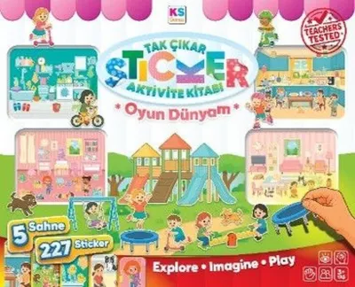 Oyun Dünyam Tak Çıkar Sticker Kitabı