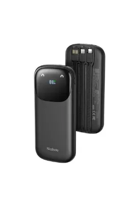 Mcdodo MC-8520 10000mAh 22.5W PD QC Hızlı Şarj Dijital Göstergeli Çoklu Kablolu Powerbank