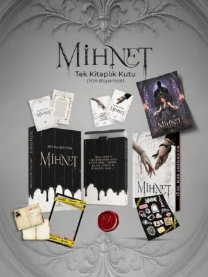 Mihnet - Yan Boyamalı Tek Kitaplık Kutu